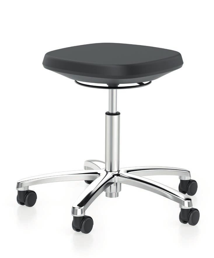 LABSIT ALWAYS ON HAND AS A LAB STOOL. The Labsit lab stool is on hand wherever you need it. It is the uncomplicated solution for short periods of sitting.