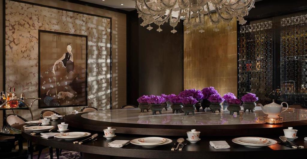 The Chinese fine dining restaurant with eight private dining rooms Warm, modern & contemporary decorative