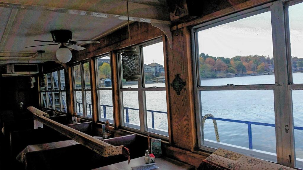 The Belle of Hot Springs is a 250-passenger three-level dinner and cruise riverboat.