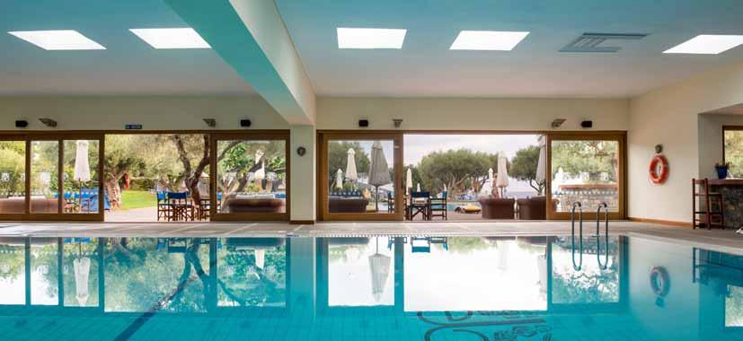 Indoor and outdoor swimming pools, children s pool, spa and gym, and a playroom