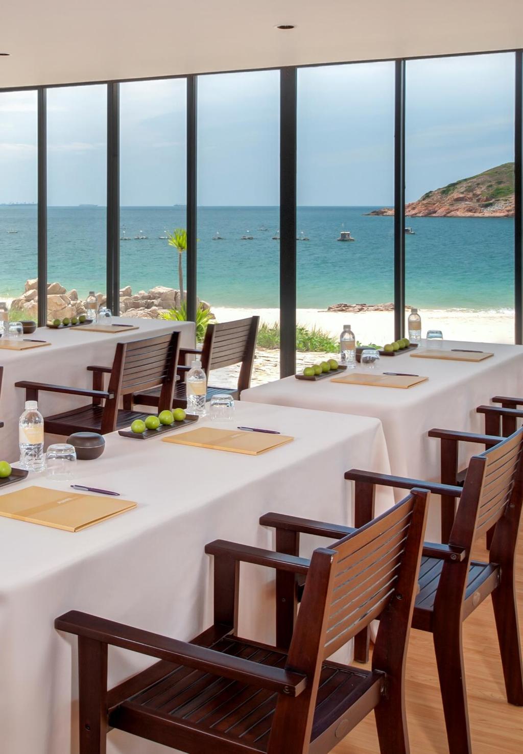 MEET AT AVANI Set on a secluded beach, AVANI Quy Nhon Resort & Spa features a bay view multi-functional meeting and exhibition facility.