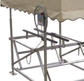 Vinyl covered aluminum bunks 4 adjustable legs 5 55 DOUBLE PERSONAL  WEIGHT*