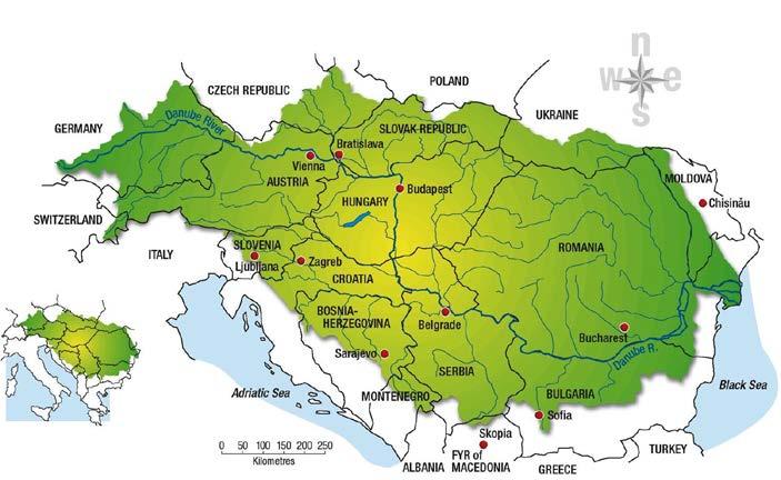 Slovakia, Slovenia, Serbia, Ukraine