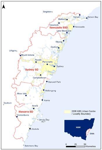 Figure 1: Sydney Greater Metropolitan Area (GMA) 6 Bureau of