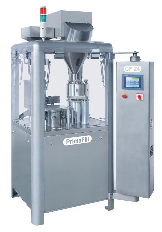 PrimaFill CF 24 Technical Data PrimaFill CF 24 Number of stations 10 Number of segment bores 3