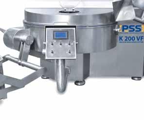 PSS K VF - Fast preparation of fine and coarse cut products - Excellent final product quality - Fast and easy loading and unloading - Rapid product