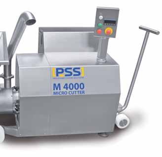 PSS M - The finest cutting and subsequent emulsification of material - Always a continual process of fine cutting and emulsifying - Preparation of structurally homogenous mixture with high quality -