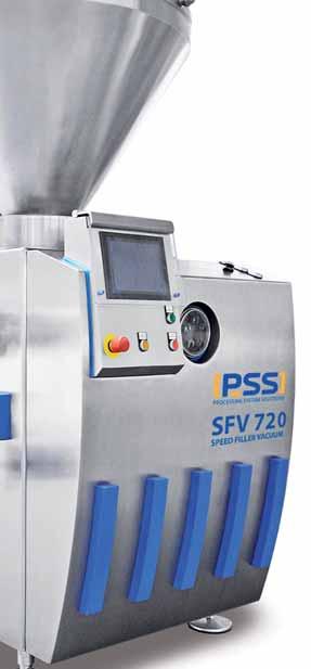 PSS SFV - Performance - Multifunctionality ity - Ideal handling of raw material - Resistance machine - Unique design - Improved ergonomics - High level of adaptation aptation - Reduced costs