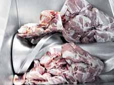 PSS SCG - Grinding of frozen meat blocks down to -25 C - Outstanding product quality for coarse as well as very fine grinding -
