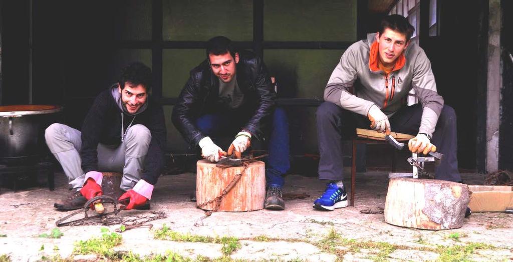 Figure 3: Foreign students (Daniele De Angelis, Jacopo Morelli and Nathan Dee)