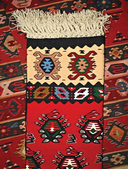 Rugs are characteristic for their unique patterns, interesting colour range and weaving method.