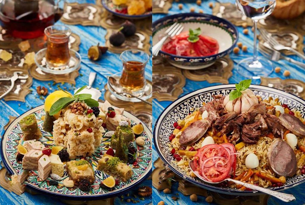 MOUTH WATERING COUSINE Only names of appetizing Uzbek food make one s mouth water.