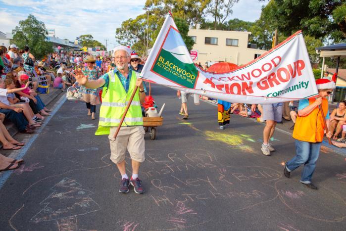 The Blackwood Christmas Parade is organised by Members of the Blackwood Lions Club whilst the Rotary Club of Coromandel Valley conducts the giant Fair held afterwards in Waite Street Reserve.