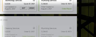 your Jake order history Receive electronic