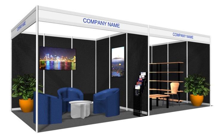 Exhibition Package $4,150 per 3m x 3m stand All exhibition booths will be located in one area.