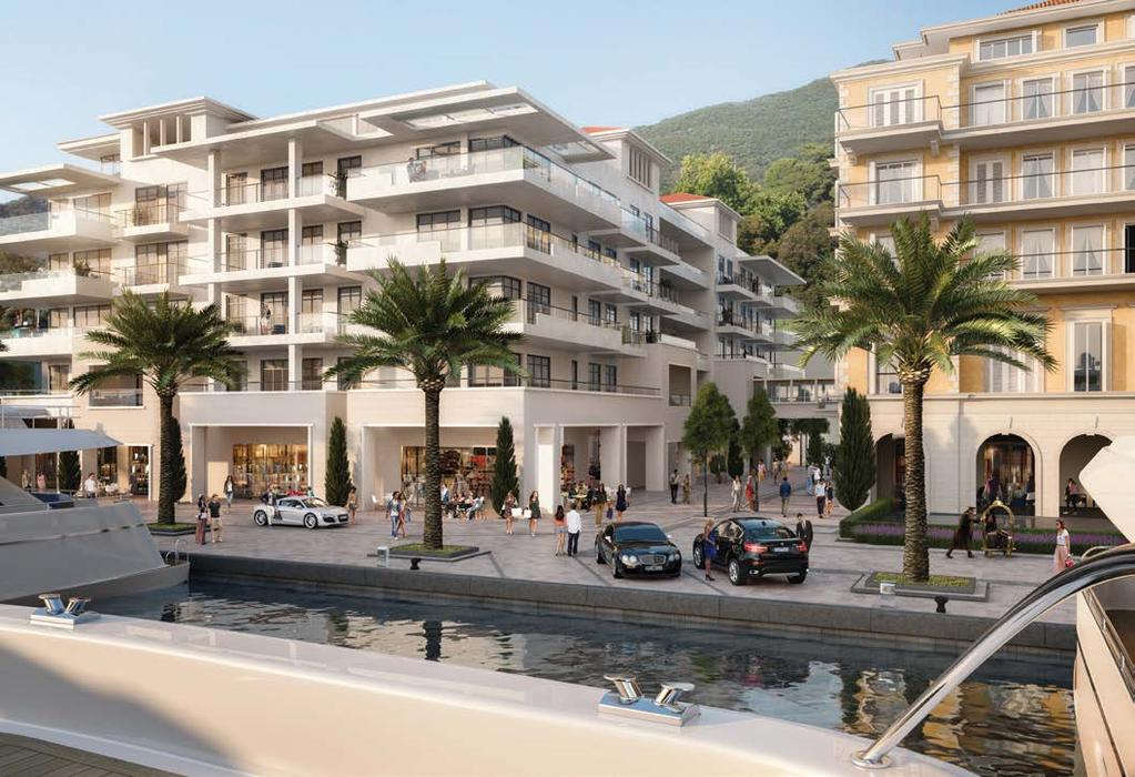 Regent Pool Club Residences and waterfront facing retail units as seen from the marina Property features 1-3 bedroom hotel residences Unobstructed sea and mountain views Each with private terrace and