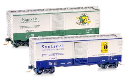 BANTRAK: Company Store Baltimore Area N-Trak presents a special run of a 40' standard box car with a single Youngstown door.