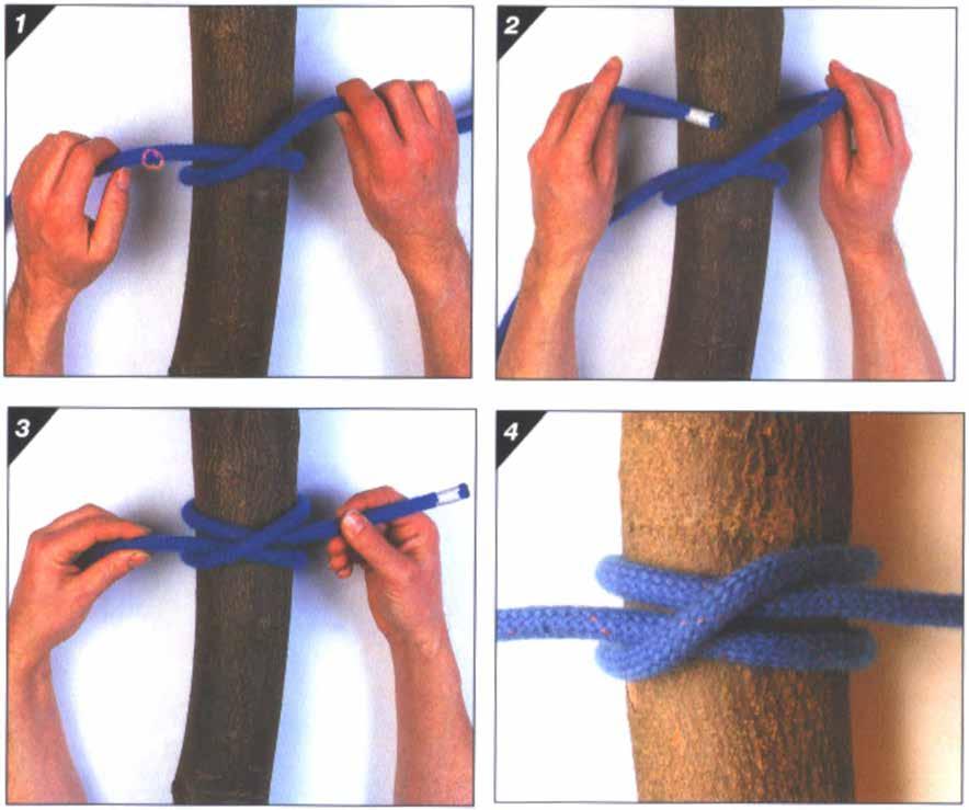 Attachment A to EO C190.02 Instructional Guide KNOT-TYING INSTRUCTIONS CLOVE HITCH Note. From Pocket Guide to Knots and Splices (p. 106), by D. Pawson, 2001, London, England: Prospero Books Inc.