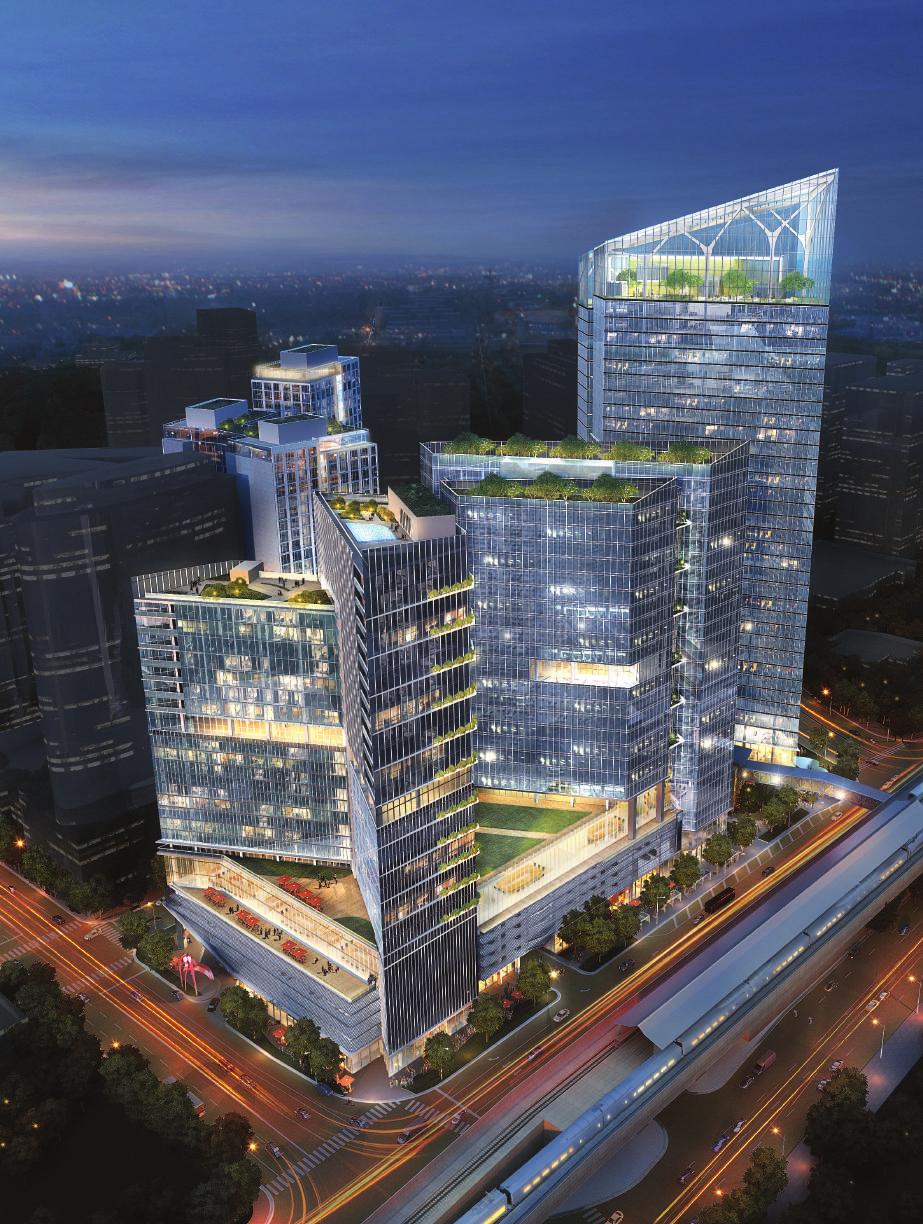 BE AT THE CENTER OF IT ALL Prominently located as the gateway to Tysons, Virginia, The View is being zoned as an entire urban block, combining three million square feet of office, residential,
