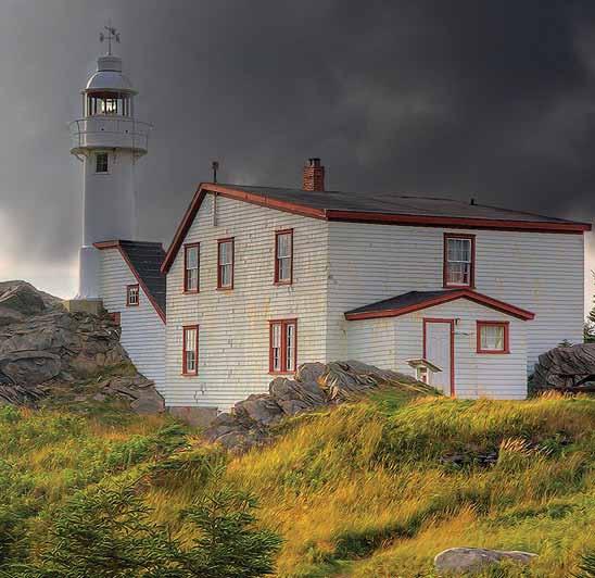 Stone LOBSTER COVE LIGHTHOUSE: S. Stone LOBSTER COVE HEAD LIGHTHOUSE Lighthouses are gathering places and Lobster Cove Head is no exception.