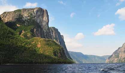 Get a close up view of this spectacular landscape on the Western Brook Pond boat tour.