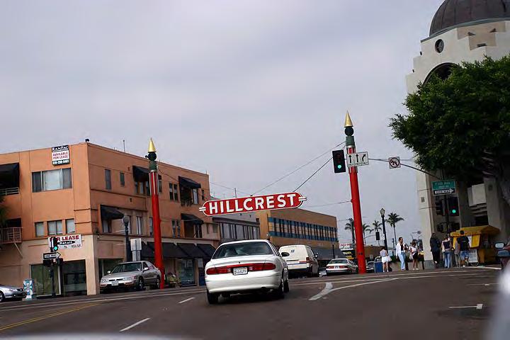 Hillcrest San Diego is made up of