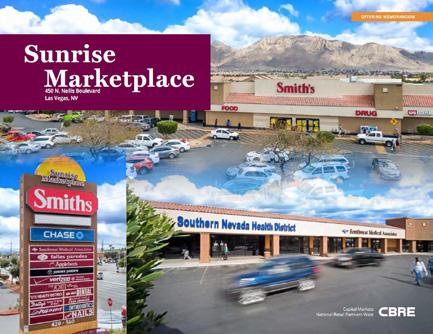 This store is one of the best performing Smith s in the Las Vegas MSA, which has helped attract a diverse mix of retailers to the center including Applebee s, Chase Bank, Falles Paredes, Pizza