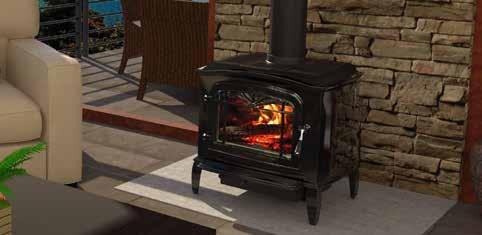 Small & Medium Cast Iron Wood Stove Small Medium SWC31R Red Enamel The SWC21B wood stove gives the user the peace of mind found with fully welded plate steel firebox while still having the impeccable