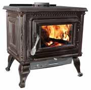 69 g/hr Log Length up to 17" up to 21" Firebox Size 1.4 cu Ft 1.