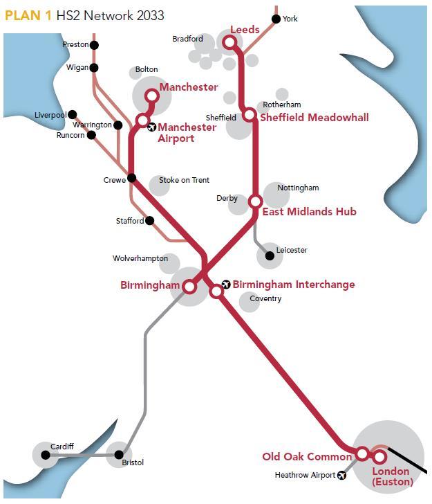 Connectivity is Key The arrival of HS2 Place City at heart of national network Construction starts 2018 and services