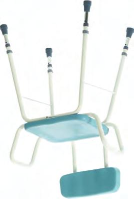 HOMECARE PRODUCTS PERCHING STOOLS A range of practical, heavy duty stools manufactured in preferred high grade tensile steel, with a tough peel-resistant plastic coating.