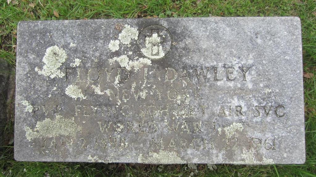 Dawley, Floyd L. East Bloomfield Cemetery (South) Village of Bloomfield Deaths Reported in Western New York Area. Floyd L. Dawley. Rochester Democrat & Chronicle. Mar.