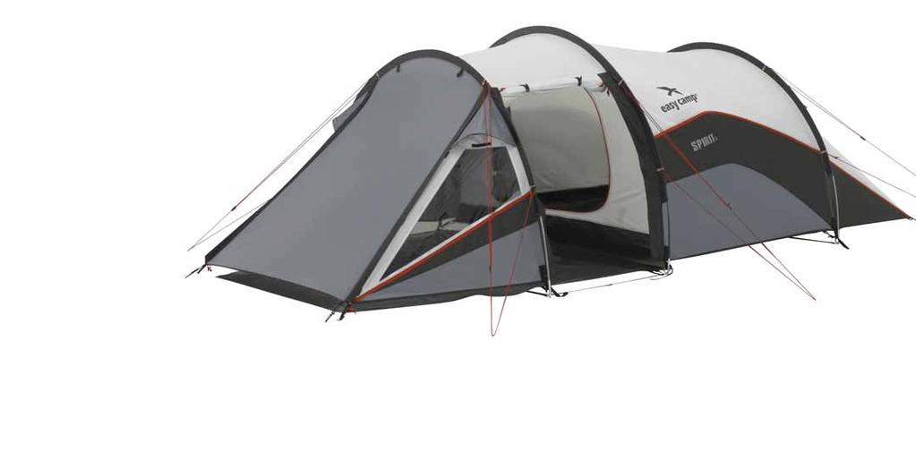 GO 34 SPIRIT 200/300 Front door opening A versatile tunnel design offering a large porch for storage, double entrances, additional ventilation and spacious bedroom areas.