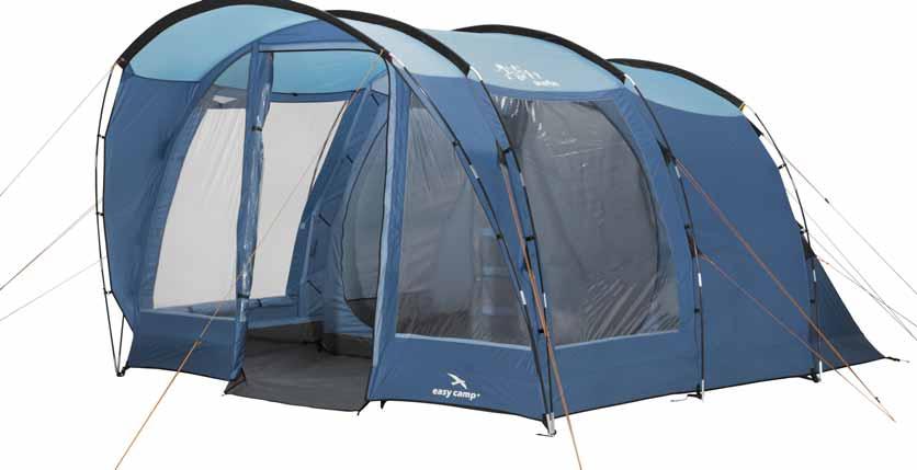 TOUR 44 BOSTON 400 Sewn-in groundsheet A new model developed by the team at Easy Camp offering all the benefits of a large tunnel tent combined with a front awning to offer protection for the
