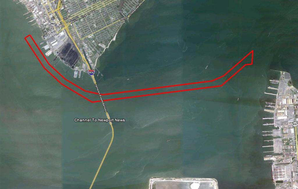 Channel to Newport News 50 170,000 cy Fine-grained, Maintenance