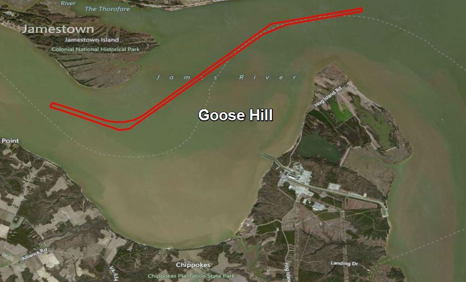 James River Goose Hill Shoal 25 150,000 cy Fine-grained, Maintenance Pipeline Advertisement Date: