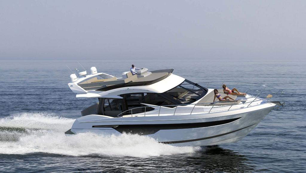 500 FLY THE POWER OF INNOVATION Galeon 500 Fly is set to debut in 2015 and will bring a series of innovations to the Galeon range.