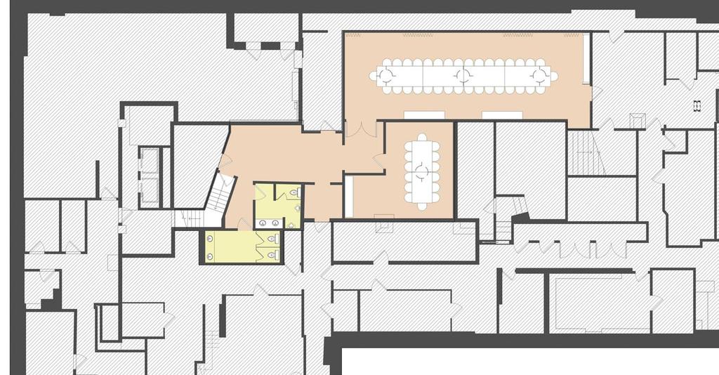 THE CELLAR OVERALL PLAN MACHIAVELLI MEETING ROOM 816 SQ.FT.