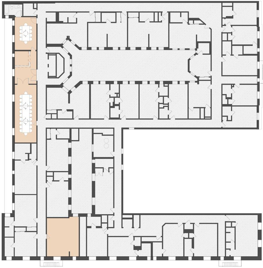 SECOND FLOOR OVERALL PLAN * CONFIRM CURRENT USE OF THIS SPACE * CONFIRM IN SCOPE OF WORK *BOARDROOM 187