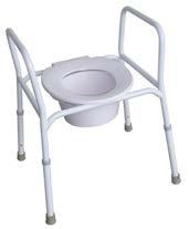 CA,LMO,OT,Physio,RN,S 12247S Economy Over Toilet Aid 580 mm Weight 110 kg Min Seat 450 mm Product Weight 3 kg 410 mm Seat 450 mm Economy Over Toilet Commode Frame 110kg weight capacity.
