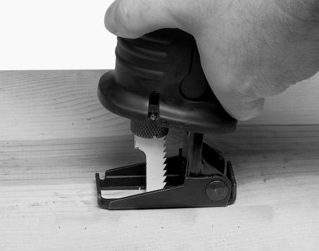 guide shoe to move freely. djust to desired position and securely tighten both screws. NOTE: Do not adjust the pivoting guide shoe out so far that it loses contact with the back screw.