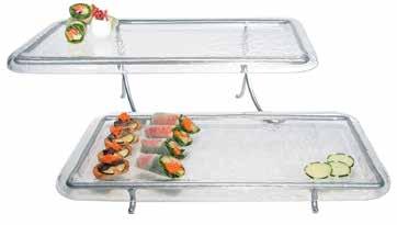00 Extra Trays GE242-C Oval Tray - Clear $117.00 GE242-G Oval Tray - Green Tint $117.
