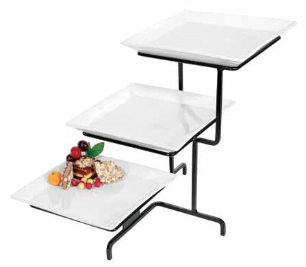 Tower Square 3 Level PP2300-B Black Stand $419.00 PP2300-P Platinum Stand $419.00 Extra Trays & Dome Covers PP252 Lg.