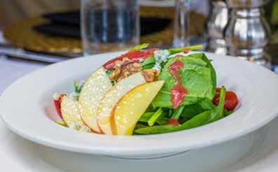 Caesar Salad Roasted Beet-and-Asparagus Salad Seafood Chowder Hot-Smoked Pacific Salmon Washington