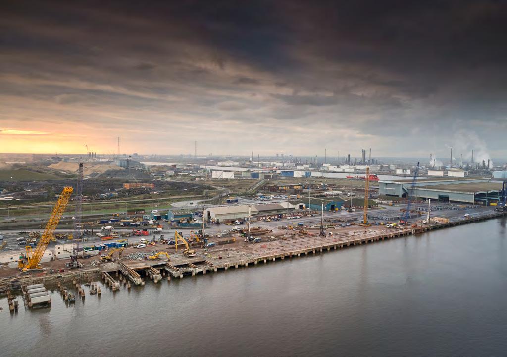 Commercial Ports PD PORTS TEESPORT BERTH 1 RECONSTRUCTION Middlesbrough 32m PROJECTS