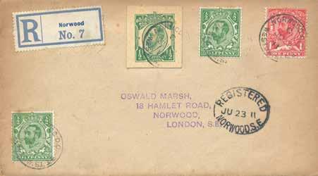 A few cover dealers were on the ball and managed to get these stuck and so produce a very rare FDC, we think only 300-400 FDC