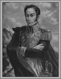 # Simón Bolívar was a military and revolutionary leader. # He fought against the Spanish army in northern South America. # He wanted to create a single, independent republic of South America.