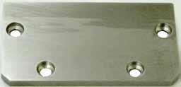 10. Ordering Information, Components and Consumables Blade holder pressure plate, 22, for
