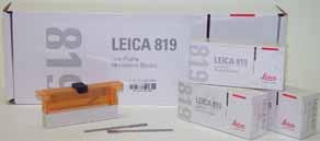 The Leica TC-65 carbide metal disposable blades were specially developed for the requirements in labs where hard, blunt materials are routinely
