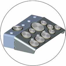93 Transfer block for specimen discs, small (5 holes) combinable with